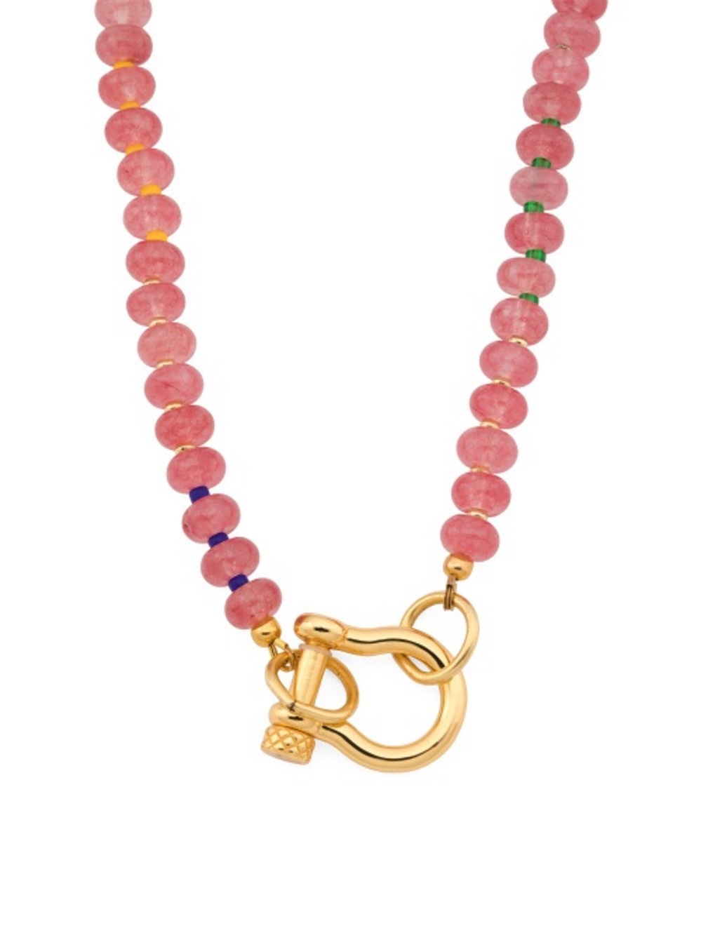Spicy Dan x parke red quartz beaded necklace - Picture 5 of 6